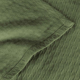 100% Cotton Thermal Blanket – Diamond Weave All-Season, Lightweight & Breathable