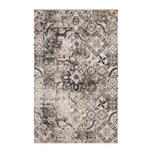 Distressed Floral Medallion Indoor Area Rugs or Runner Rug