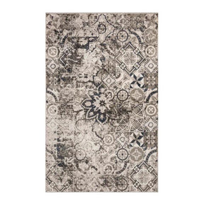 Distressed Floral Medallion Indoor Area Rugs or Runner Rug