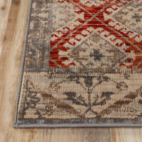 Distressed Patchwork Medallion Lattice Area Rugs Or Runner Rug