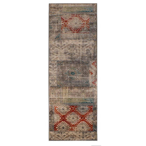 Distressed Patchwork Medallion Lattice Area Rugs Or Runner Rug