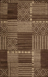 Dorset Block Patchwork Indoor Area Rug or Runner Rug