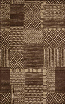Dorset Block Patchwork Indoor Area Rug or Runner Rug