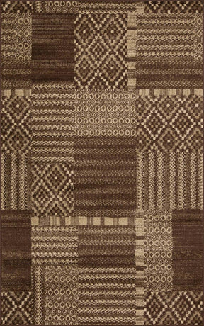 Dorset Block Patchwork Indoor Area Rug or Runner Rug