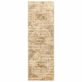 Duard Heavily Distressed Geometric Medallion Area Rug