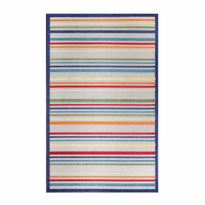 Eastyn Casual Stripe Geometric Area Rug Indoor Outdoor Rugs
