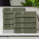Eco-Friendly Cotton 8 Piece Hand Towel Set
