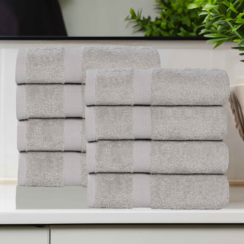 Eco-Friendly Cotton 8 Piece Hand Towel Set
