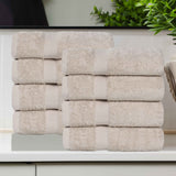 Eco-Friendly Cotton 8 Piece Hand Towel Set