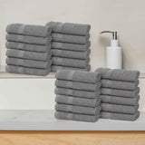 Cotton Face Towel Set 24-Piece - Franklin
