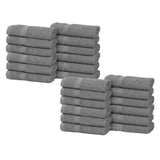 Cotton Face Towel Set 24-Piece - Franklin