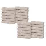 Cotton Face Towel Set 24-Piece - Franklin