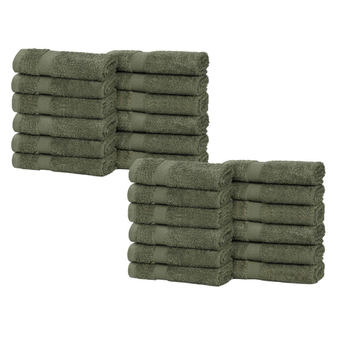Cotton Face Towel Set 24-Piece - Franklin