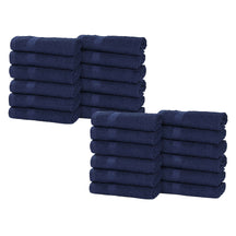 Eco-Friendly Cotton Absorbent 24-Piece Washcloth / Face Towel Set