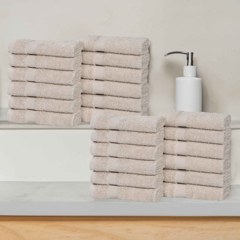 Cotton Face Towel Set 24-Piece - Franklin