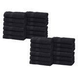 Cotton Face Towel Set 24-Piece - Franklin