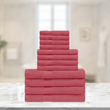 Eco-Friendly Egyptian Cotton Cotton Absorbent 12 Piece Assorted Towel Set