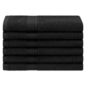Eco-Friendly Ring Spun Cotton 6 Piece Hand Towel Set