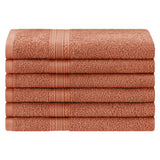 Eco-Friendly Ring Spun Cotton 6 Piece Hand Towel Set