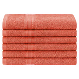 Eco-Friendly Ring Spun Cotton 6 Piece Hand Towel Set