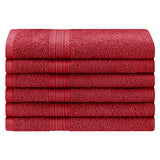 Eco-Friendly Ring Spun Cotton 6 Piece Hand Towel Set