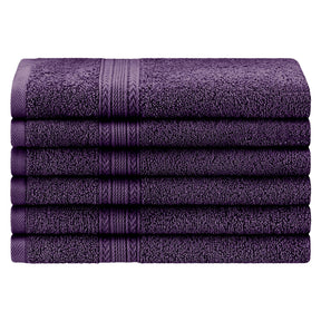 Eco-Friendly Ring Spun Cotton 6 Piece Hand Towel Set