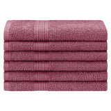 Eco-Friendly Ring Spun Cotton 6 Piece Hand Towel Set