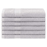 Eco-Friendly Ring Spun Cotton 6 Piece Hand Towel Set