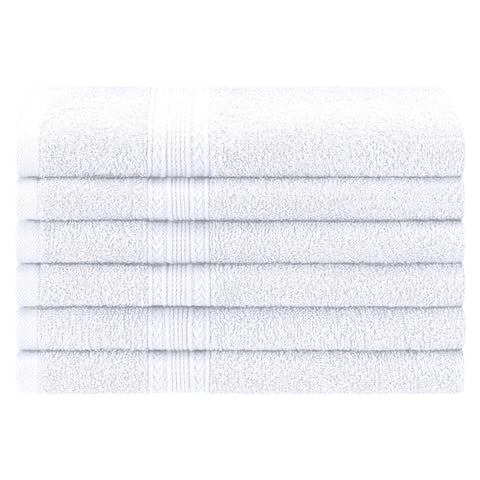 Eco-Friendly Ring Spun Cotton 6 Piece Hand Towel Set