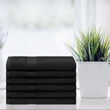 Eco-Friendly Ring Spun Cotton 6 Piece Hand Towel Set