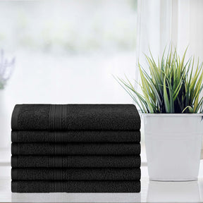 Eco-Friendly Ring Spun Cotton 6 Piece Hand Towel Set