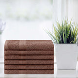 Eco-Friendly Ring Spun Cotton 6 Piece Hand Towel Set
