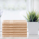 Eco-Friendly Ring Spun Cotton 6 Piece Hand Towel Set