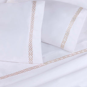 Egyptian Cotton 1000 Thread Count Solid Pillowcase Set