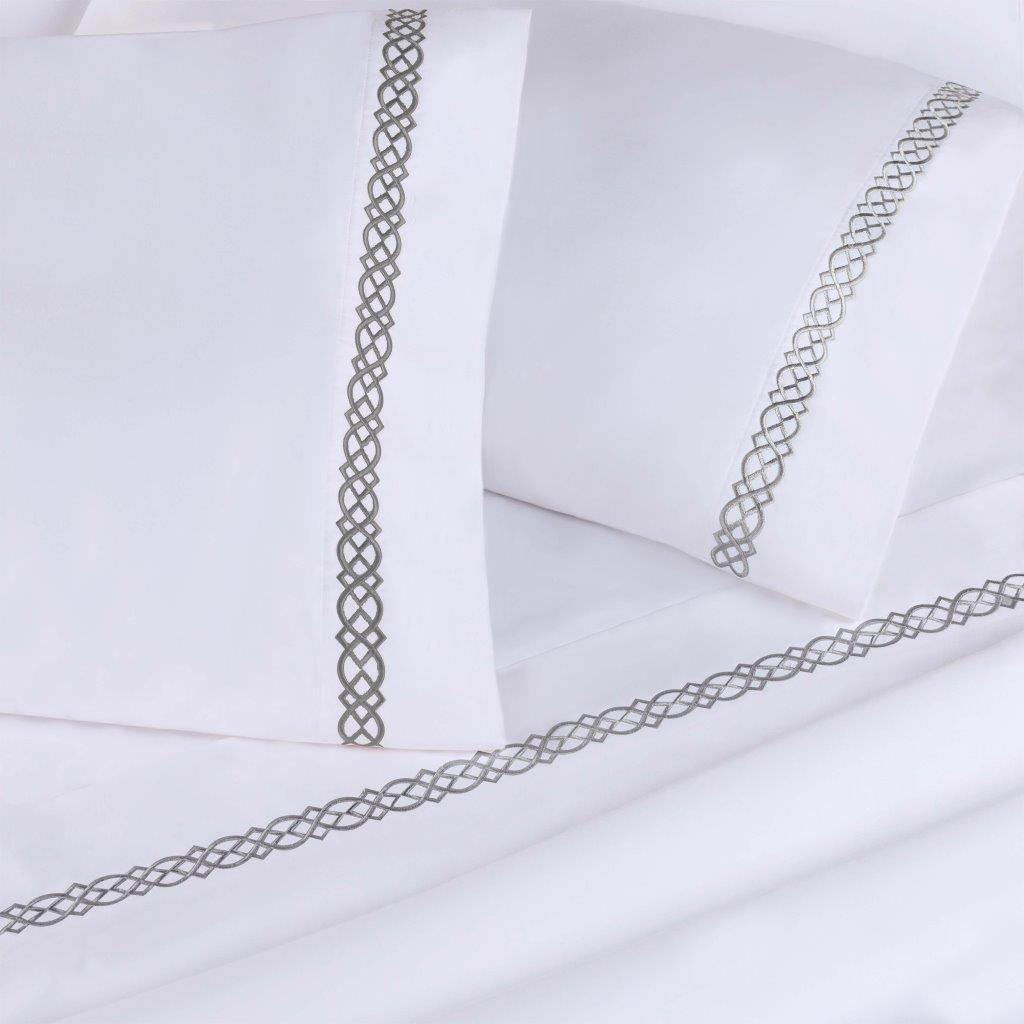 Egyptian Cotton 1000 Thread Count Solid Pillowcase Set
