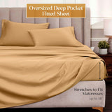 Egyptian Cotton Sheets 1500 Thread Count Set - Sateen, Deep Pocket