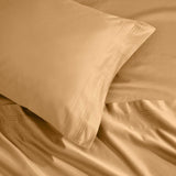 Egyptian Cotton Sateen Sheet Set 1500 Thread Count Gold