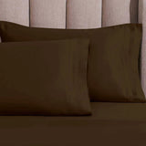 Egyptian Cotton Sateen Sheet Set 1500 Thread Count Mocha