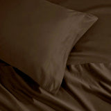 Egyptian Cotton 1500 Thread Count Eco-Friendly Solid Sheet Set Mocha