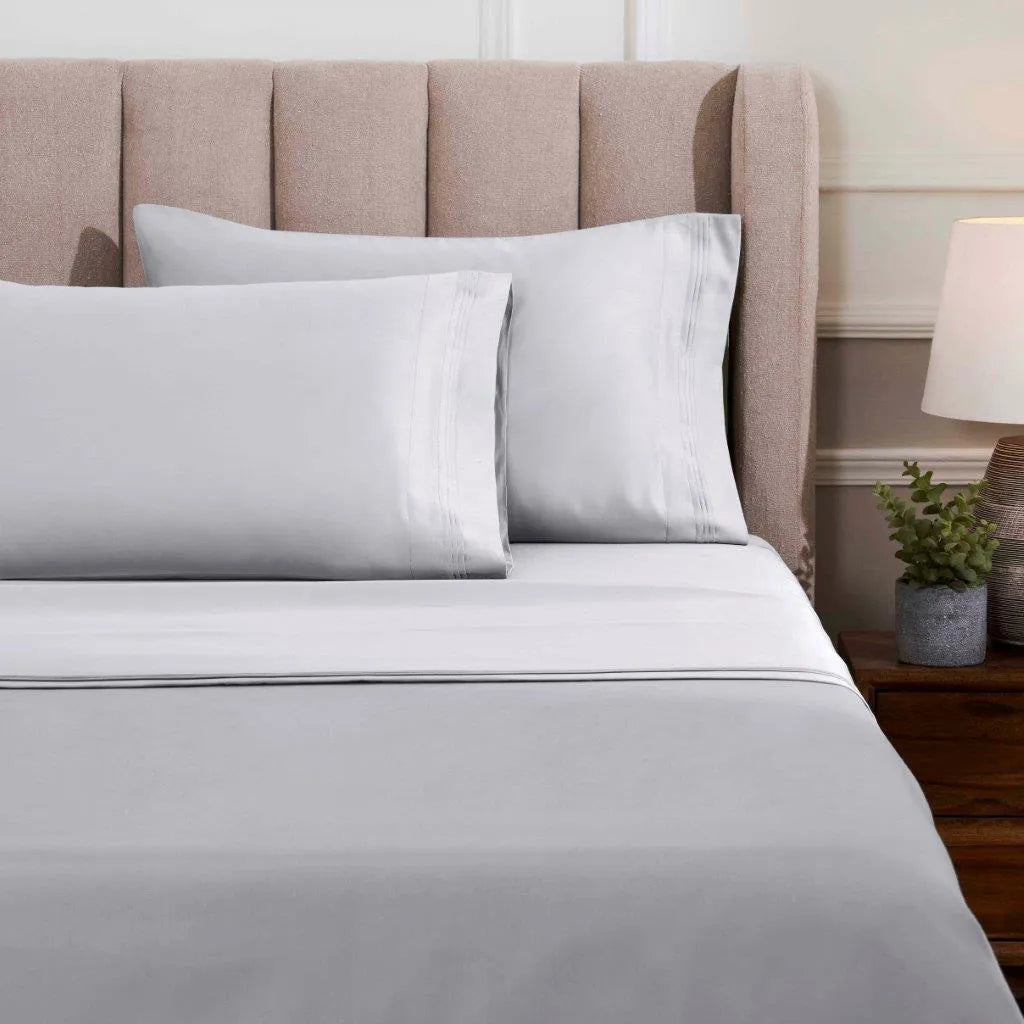 Egyptian Cotton Sateen Sheet Set 1500 Thread Count Platinum