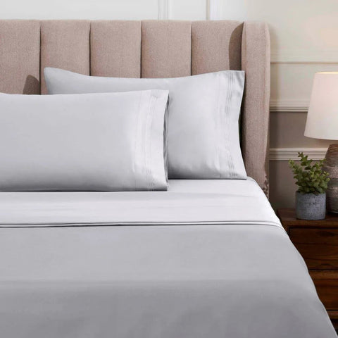 Egyptian Cotton Sateen Sheet Set 1500 Thread Count Platinum