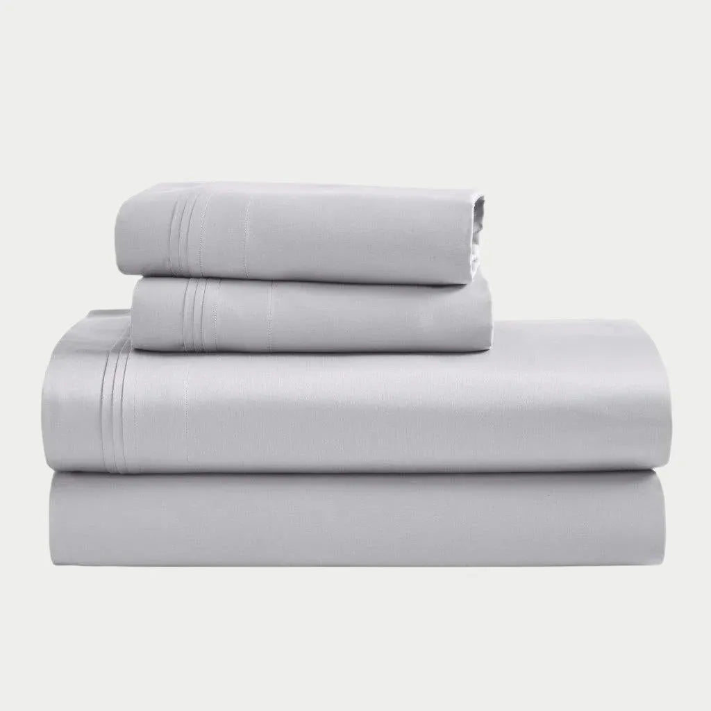 Egyptian Cotton 1500 Thread Count Eco-Friendly Solid Sheet Set Platinum