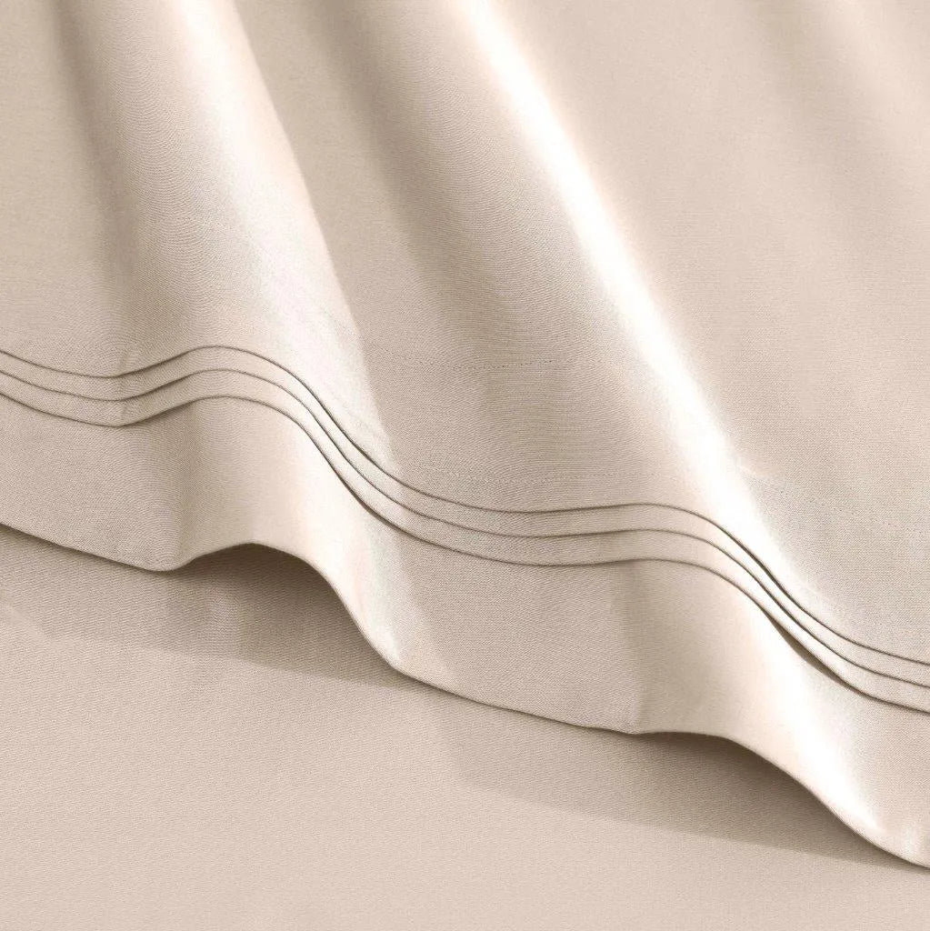 Egyptian Cotton Sateen Sheet Set 1500 Thread Count Ivory