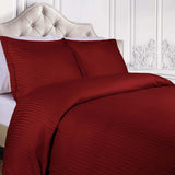 Egyptian Cotton 300 Thread Count Stripe Duvet Cover