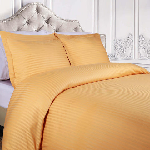 Egyptian Cotton 300 Thread Count Stripe Duvet Cover
