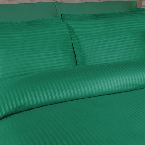 Egyptian Cotton 300 Thread Count Stripe Duvet Cover