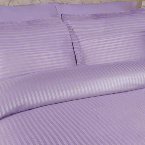 Egyptian Cotton 300 Thread Count Stripe Duvet Cover