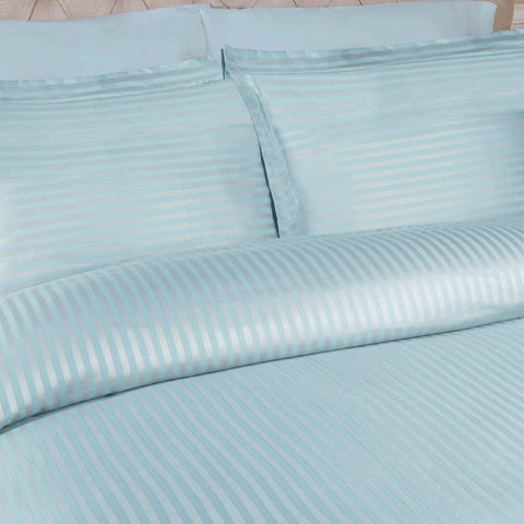 Egyptian Cotton 300 Thread Count Stripe Duvet Cover