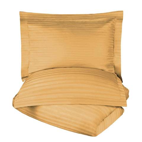 Egyptian Cotton 300 Thread Count Stripe Duvet Cover