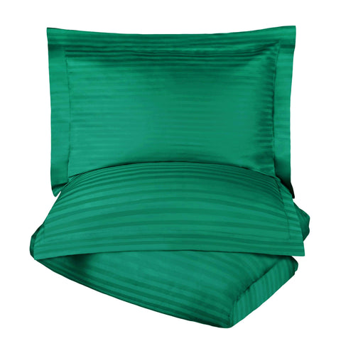 Egyptian Cotton 300 Thread Count Stripe Duvet Cover